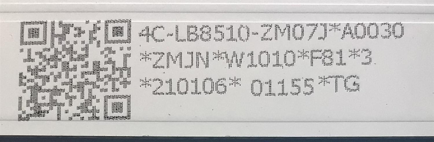 KIT DE LED'S PARA TV TCL ((INCOMPLETO SOLO 18 PIEZAS)) / NUMERO DE PARTE 4C-LB8510-ZM08J / 4C-LB8510-ZM07J / GIC85LB03_3030F2.1D_V0.8_20190215 (5 PIEZAS) / GIC85LB04_3030F2.1D_V0.8_20190215 (12 PIEZAS) / PANEL LVU850NDEL / MODELO 85S435 - Imagen 3